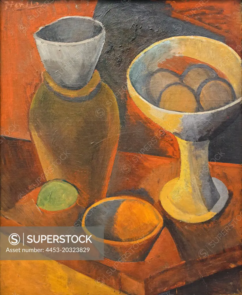 Still Life with Bowls and a Jug 1908 Oil on canvas by Pablo Picasso