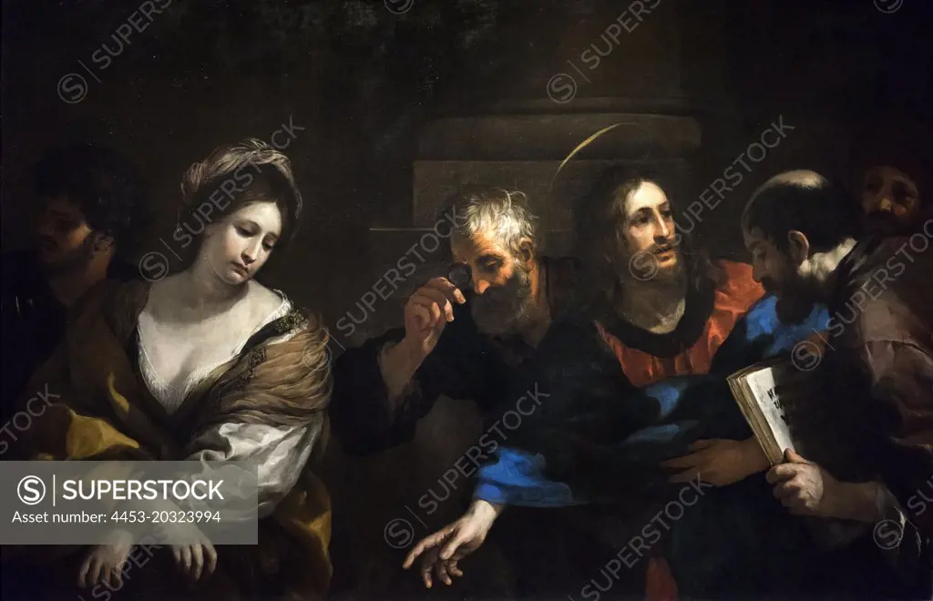 Christ and the Woman Taken in Adultery 1626 Oil on canvas Pietro da Cortona Italian; 1597-1669