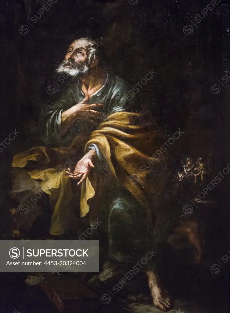 Saint Peter Repentant; about 1657 Oil on canvas Juan Valdes Leal Spanish; 1622-90