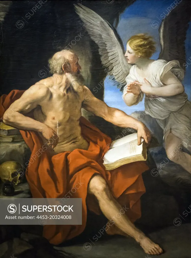 The Angel Appearing to Saint Jerome About 1638 oil on canvas Guido Reni Italian; 1575-1642