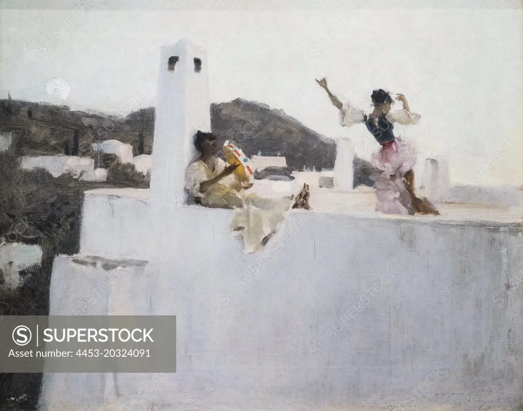 Rosina-Capri; 1878 Oil on canvas John Singer Sargent American; 1856-1925