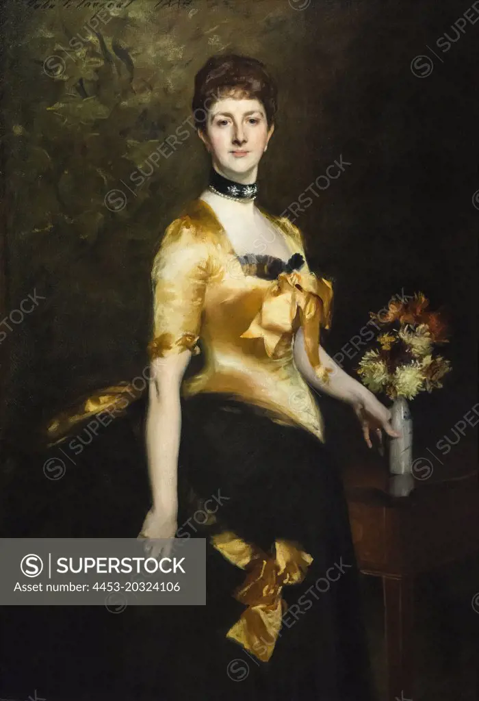 Edith; Lady Playfair (Edith Russell); 1884 Oil on canvas John Singer Sargent American; 1856-1925