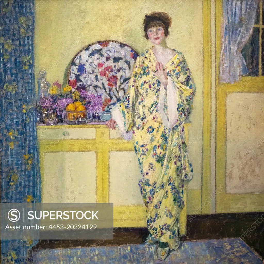 The Yellow Room; about 1910 Oil on canvas Frederick Carl Frieseke American; 1874-1939