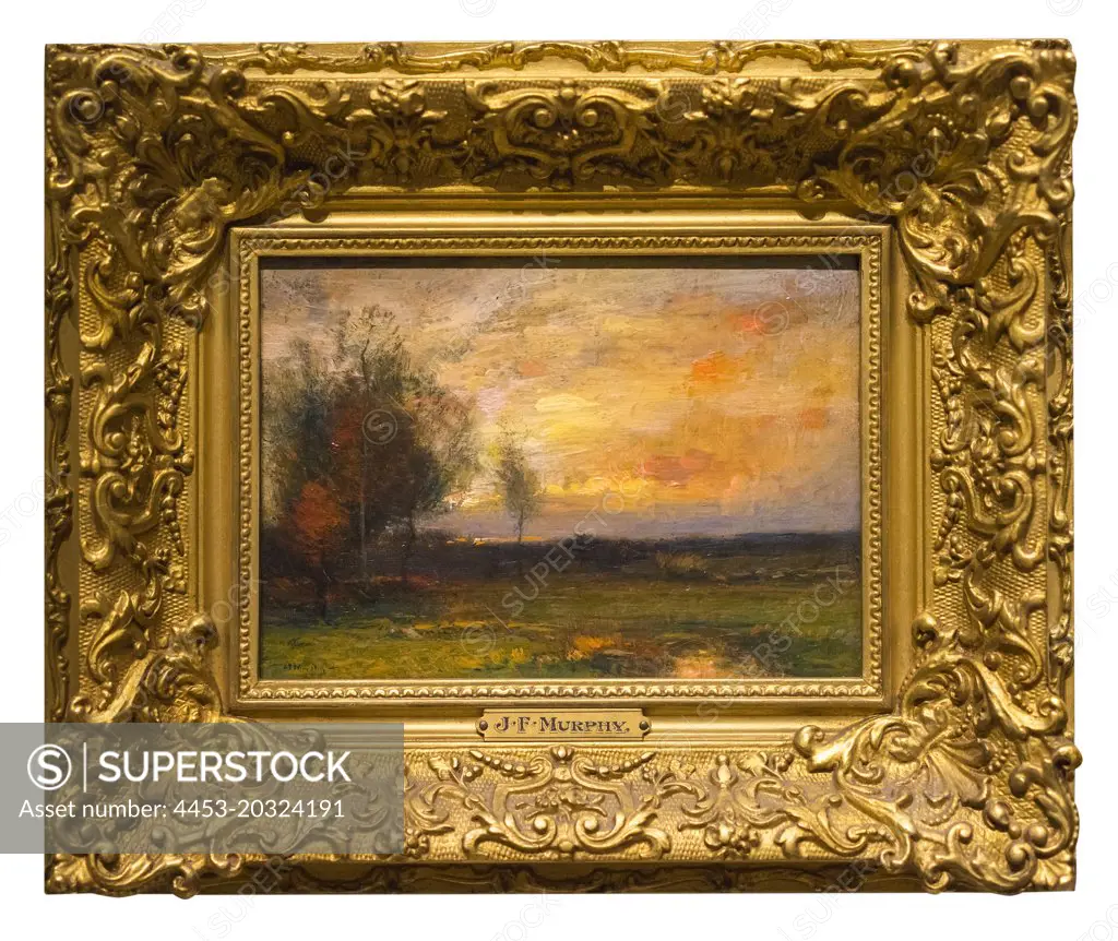 Sunset; about 1900 Oil on canvas John Francis Murphy American; 1853-1921