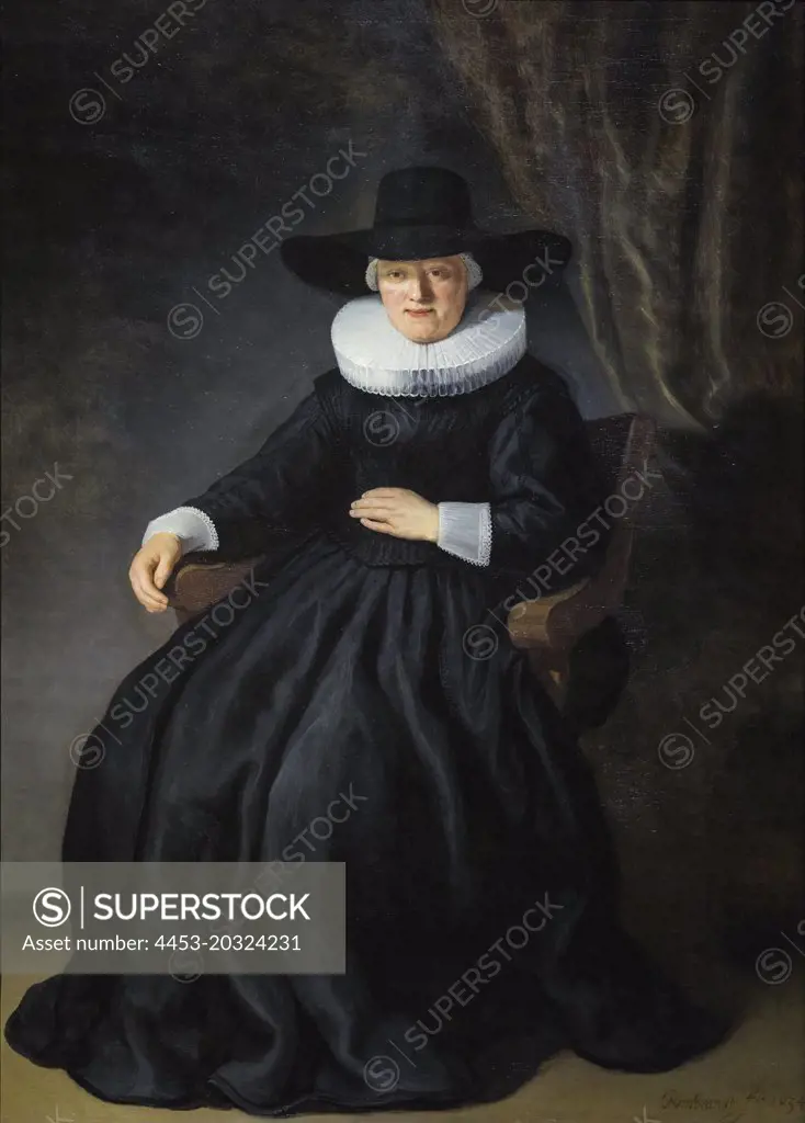 Maria Bockenolle Wife of Johannes Elison; 1634 Oil on canvas Rembrandt Harmensz. van Rijn Dutch; 1606-1669