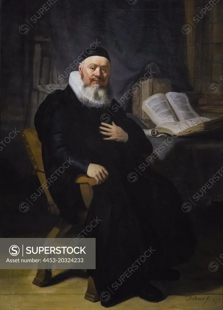 Reverend Johannes Elison; 1634 Oil on canvas Rembrandt Harmensz. van Rijn Dutch; 1606-1669