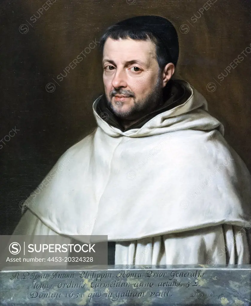 Reverend Father Giovanni Antonio Philippini; 1651 Oil on canvas Philippe de Champaigne French; 1602-1674