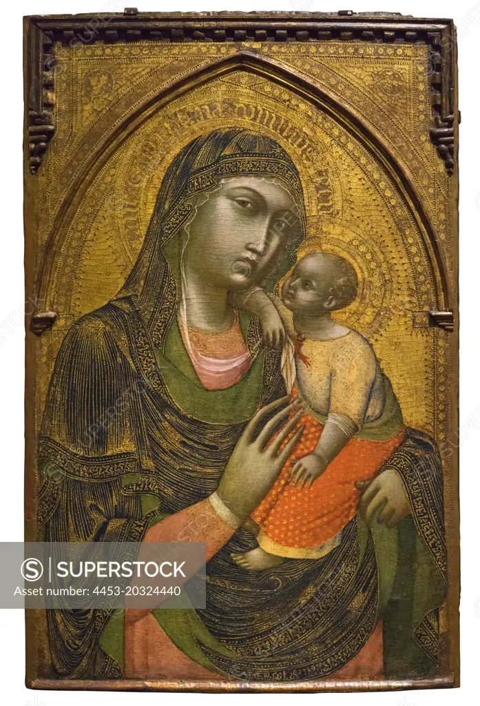 Virgin and Child; 1360s Tempera on panel Barnaba da Modena Italian Genoa; active in 1361-1383
