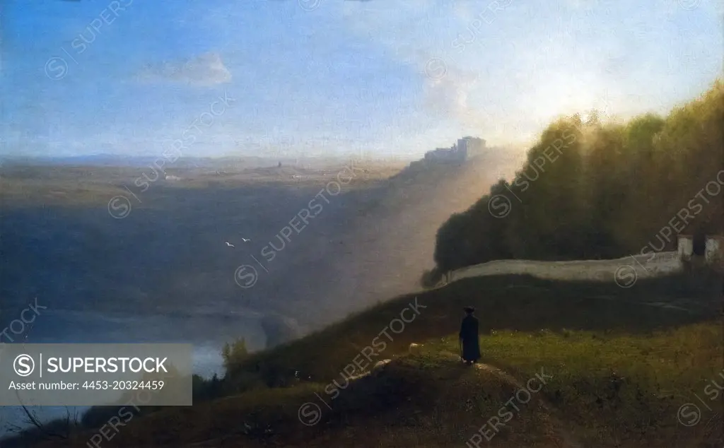 Lake Nemi; 1872 Oil on canvas George Inness American; 1825-1894