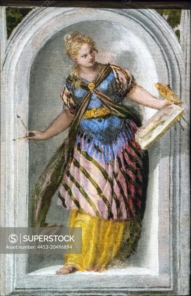 The Muse of Painting; 1500s Oil on canvas Paolo Veronese; Italian; 1528-88