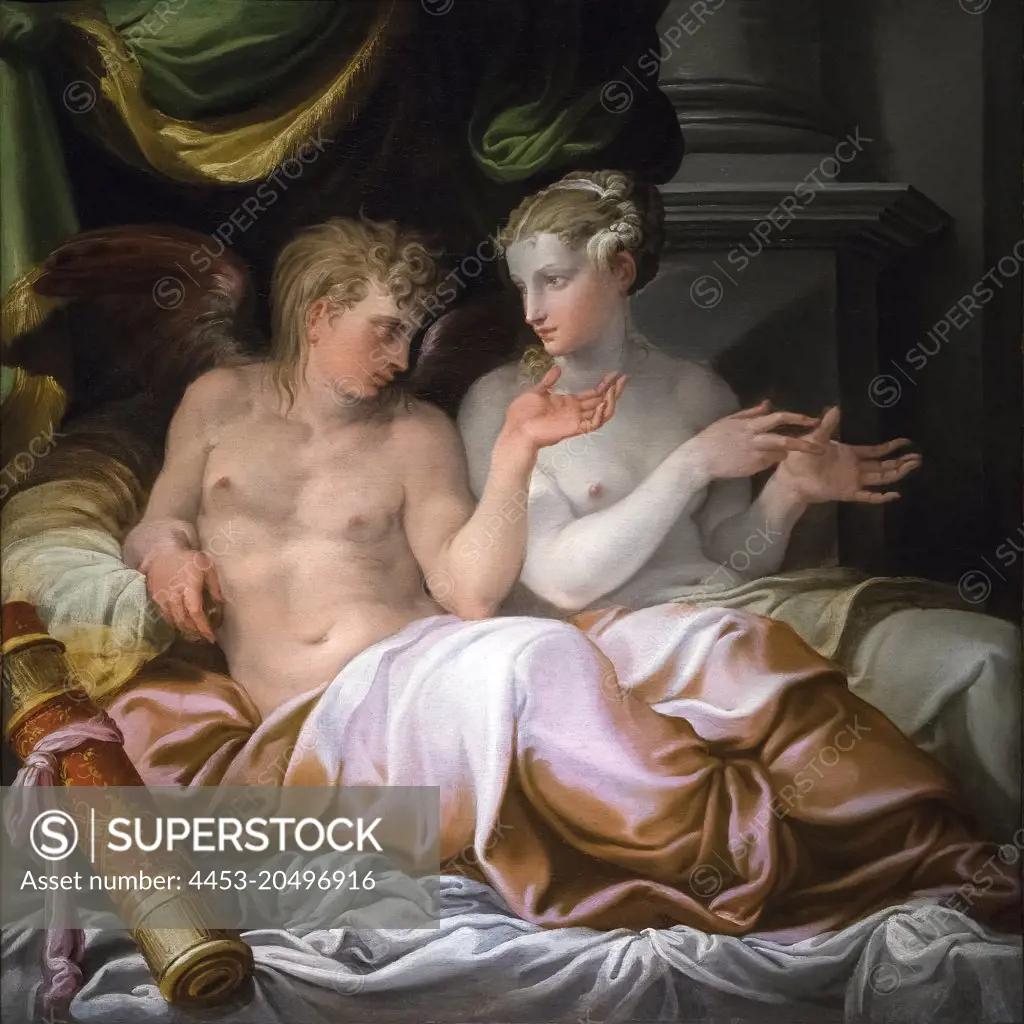 Eros and Psyche; 1500s; Oil on canvas Niccolo dell Abbate; Italian; 1509/12-1571