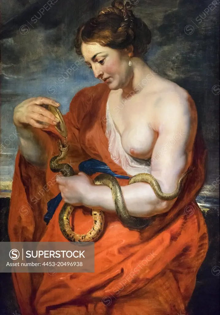 Hygeia; Goddess of Health; about 1615; Oil on oak panel Peter Paul Rubens; Flemish; 1577-1640