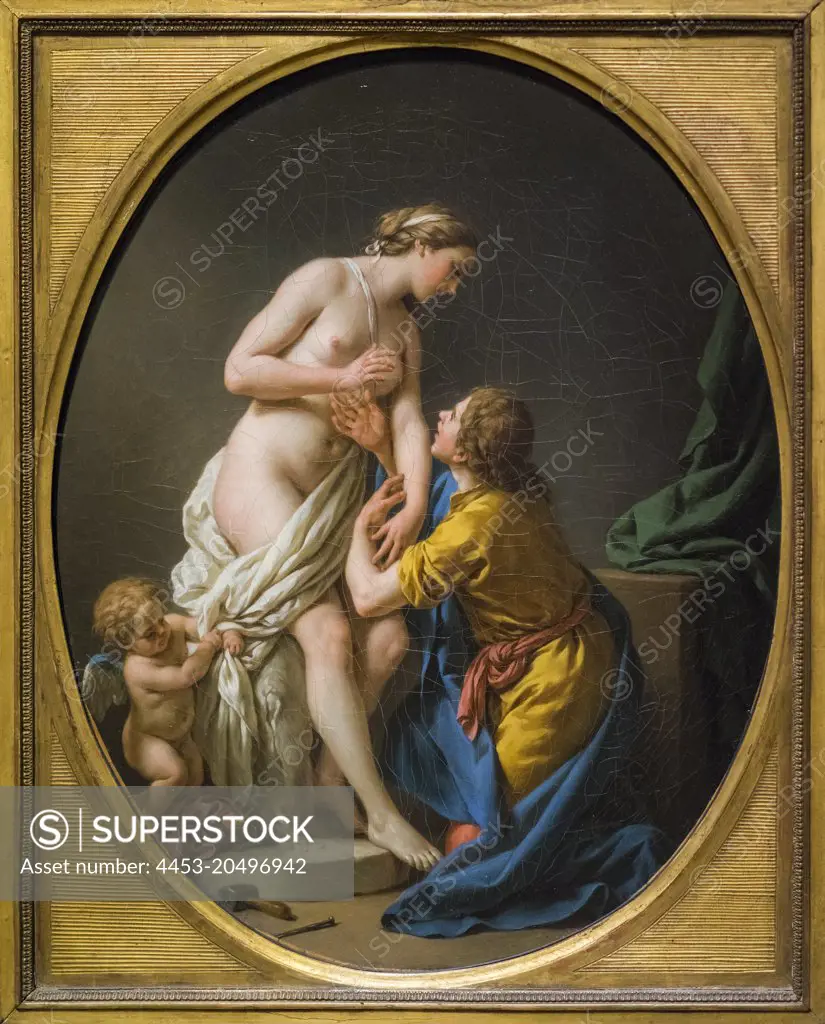 Pygmalion and Galatea; 1781; Oil on canvas Louis-Jean-Francois Lagrenee; French; 1724-1805