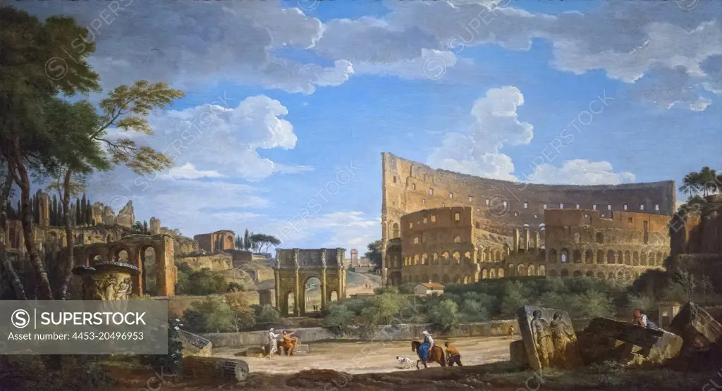View of the Colosseone; 1735; Oil on canvas Giovanni Paolo Panini; Italian; 1691-1765