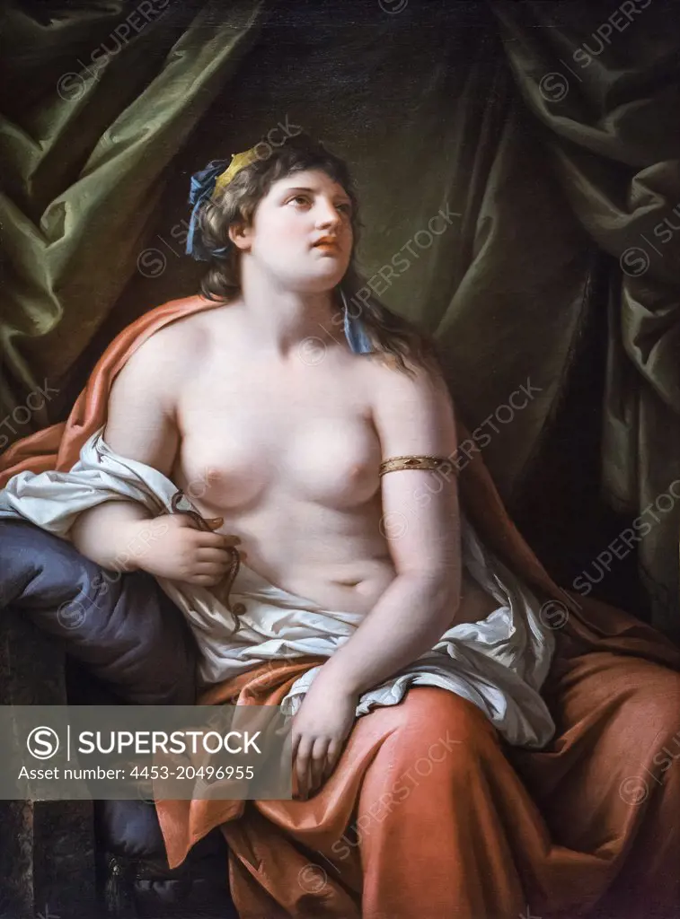 Cleopatra; about 1767-69; Oil on canvas Gavin Hamilton; Scottish; 1723-98
