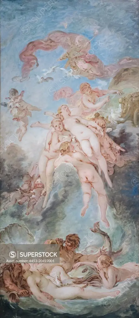 The Birth of Venus; about 1765; Oil on canvas Francois Boucher; French; 1703-70