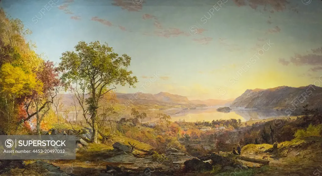 Indian Sonemer; 1866; Oil on canvas Jasper Francis Cropsey; American; 1823-1900