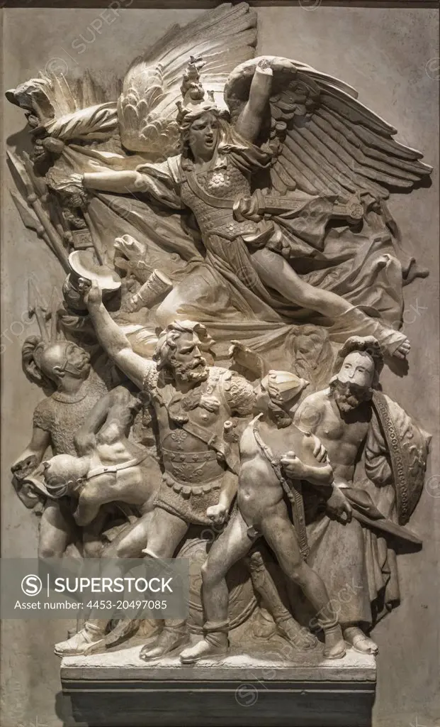 Departure of the Volunteers of 1792 (The Marseillaise) about 1835; Original plaster model Francois Rude; French (1784-1855)