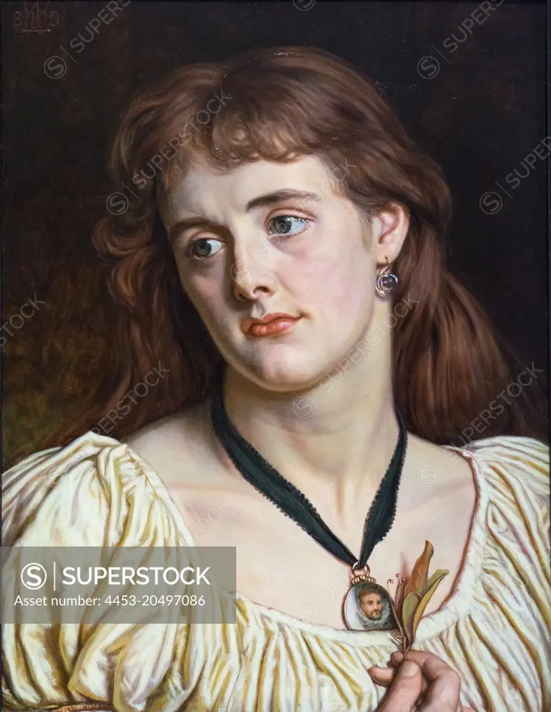 Sorrow; 1889 Oil on panel William Holman Hunt; English; 1827-1910