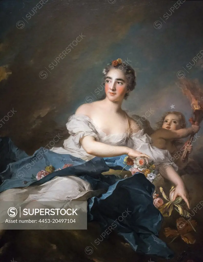 The Countess de Brac as Aurora; 1741; Oil on canvas Jean-Marc Nattier; French; 1685-1766