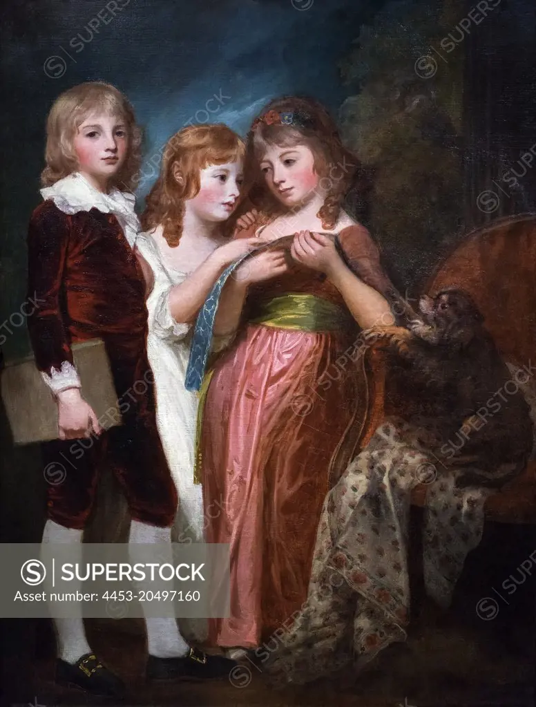 The Hartley Children; 1781-83; oil on canvas George Romney; English; 1734-1802