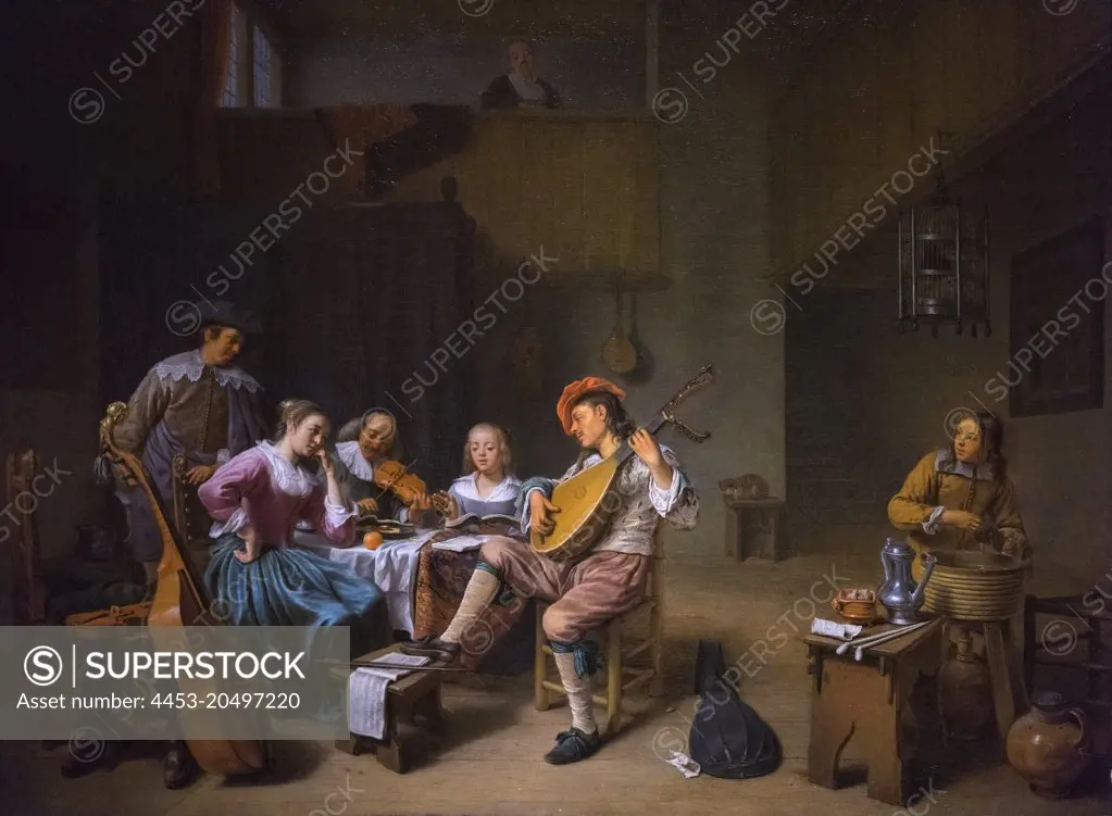 Musical Company; about 1661; Oil on canvas Hendrik Martenszoon Sorgh; Dutch; 1610-70