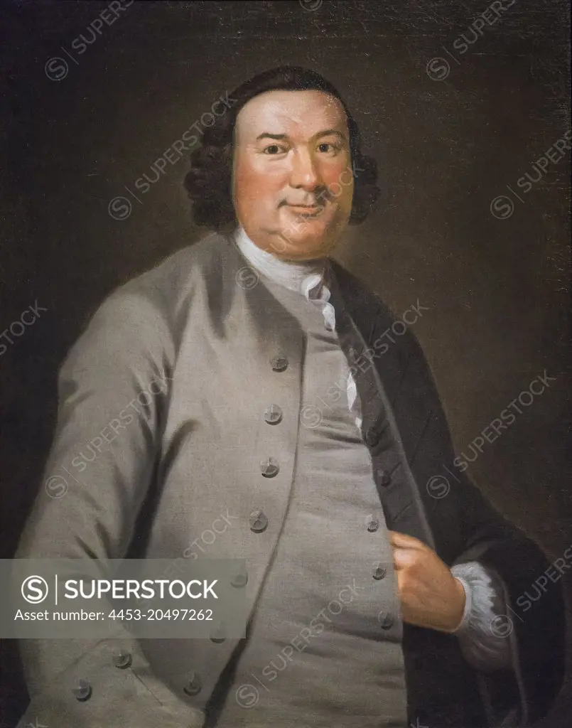 Colonel William Allen; about 1756-58; Oil on canvas John Hesselius; American; 1728-78