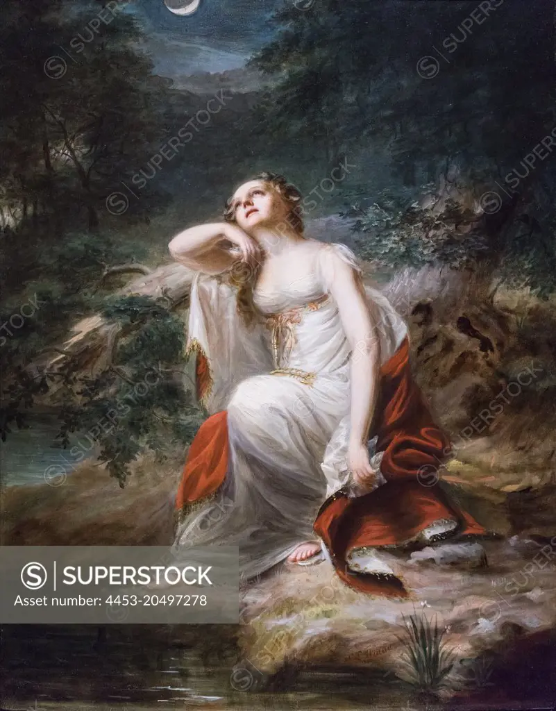 Despair; 1820; Oil on panel Samuel Lovett Waldo; American; 1783-1861