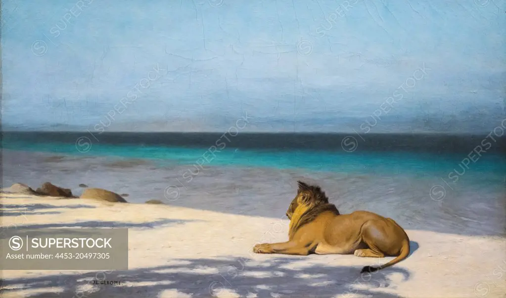 Solitude; 1890; Oil on canvas Jean-Leon Gerome; French; 1824-1904
