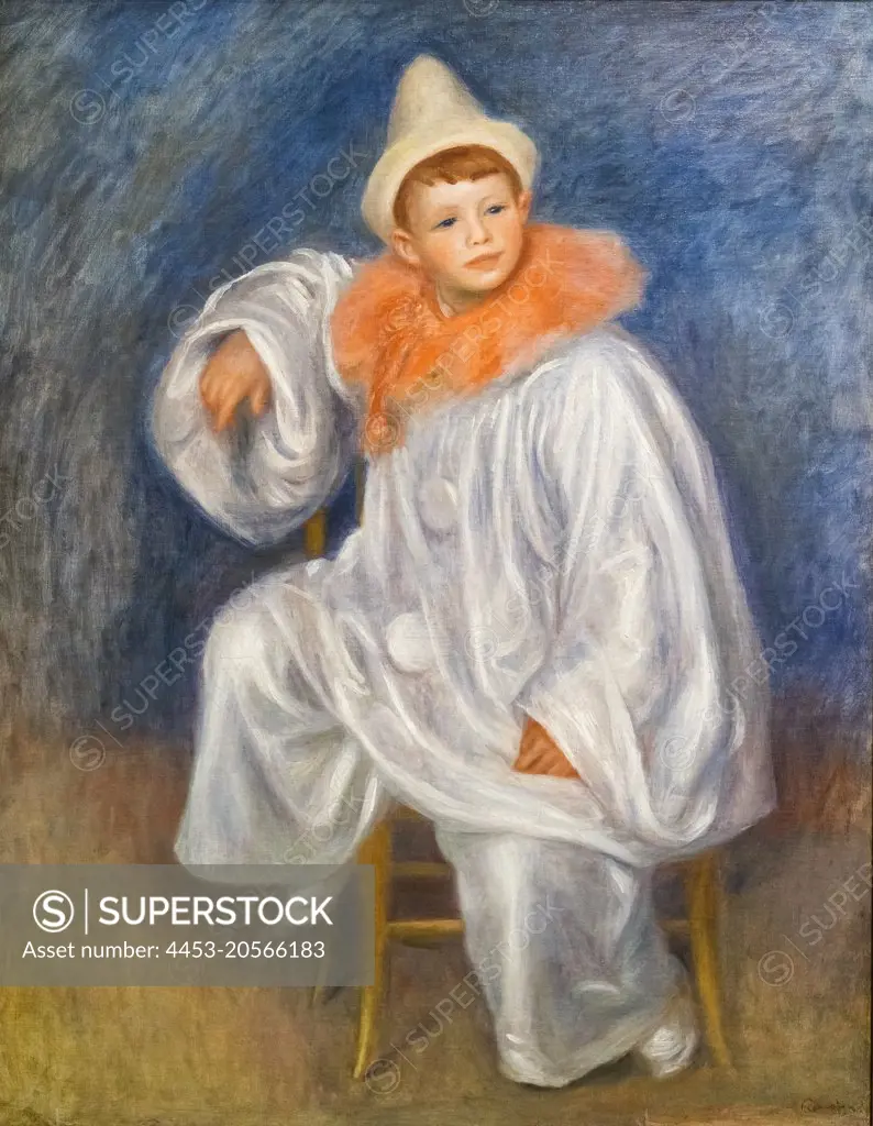 The White Pierrot; 1901-2 Oil on canvas Pierre-Auguste Renoir; French; 1841 - 1919