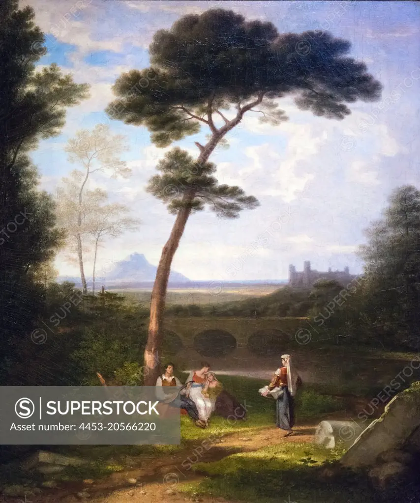 Italian Landscape; about 1828 - 30 Oil on canvas Washington Allston; American; 1779 - 1843