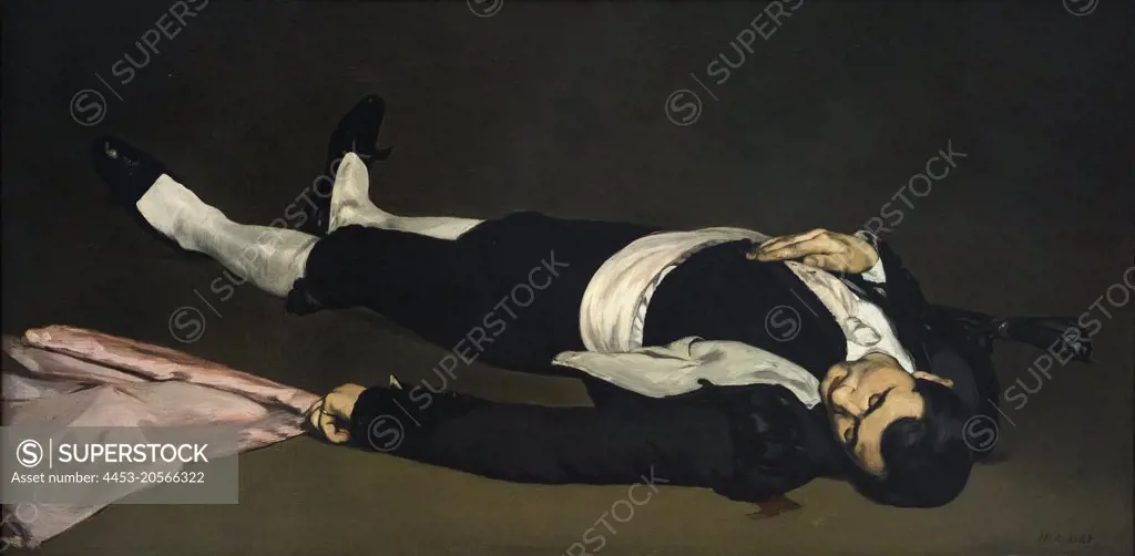 The Dead Toreador Oil on canvas; probably 1864 Edouard Manet; French; 1832 - 1883