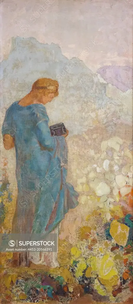 Pandora Oil on canvas; 1910/1912 Odilon Redon; French; 1840 - 1916