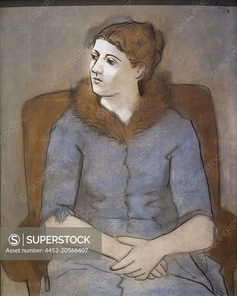 Madame Picasso; oil on linen; 1923 Pablo Picasso; Spanish; 1881 - 1973