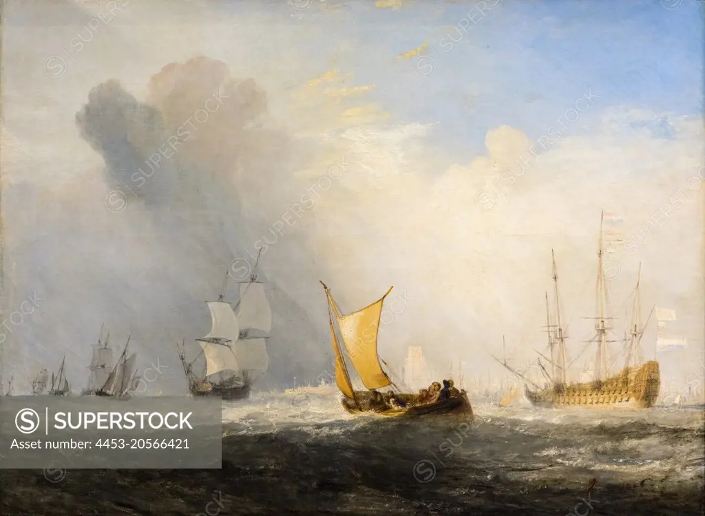 Rotterdam Ferry-Boat Oil on canvas; 1833 Joseph Mallord William Turner; British; 1775 - 1851