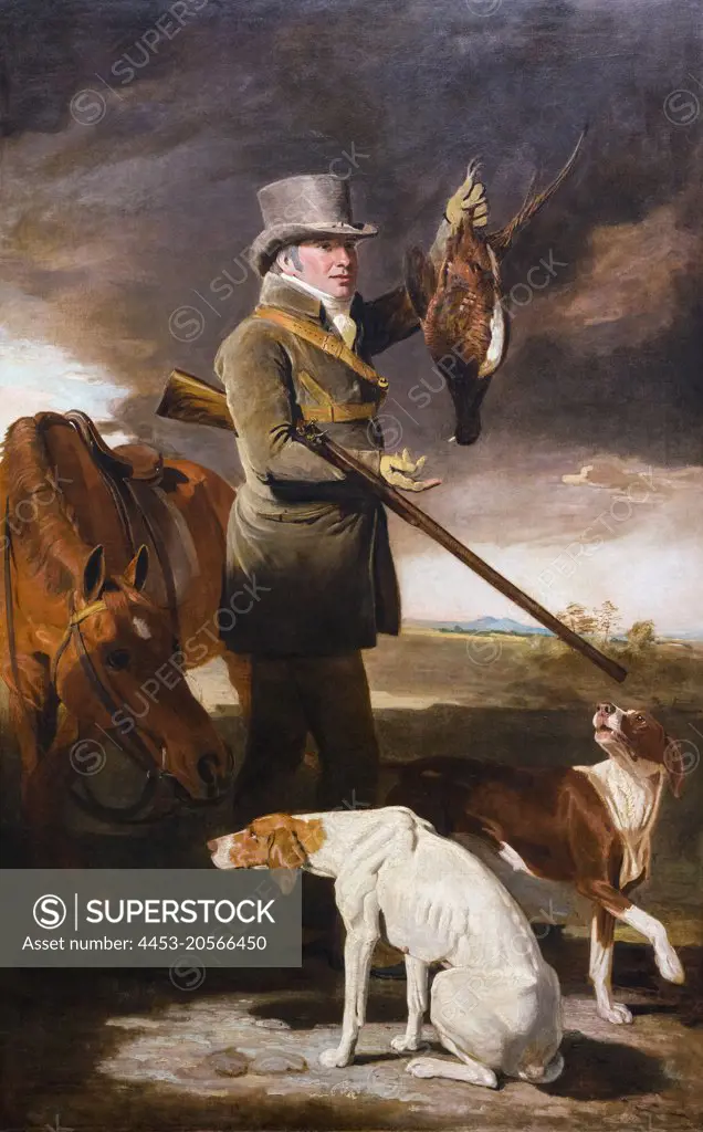 J.G. Shaddick; the Celebrated Sportsman Oil on canvas; 1806 Benjamin Marshall; British; 1768 - 1835