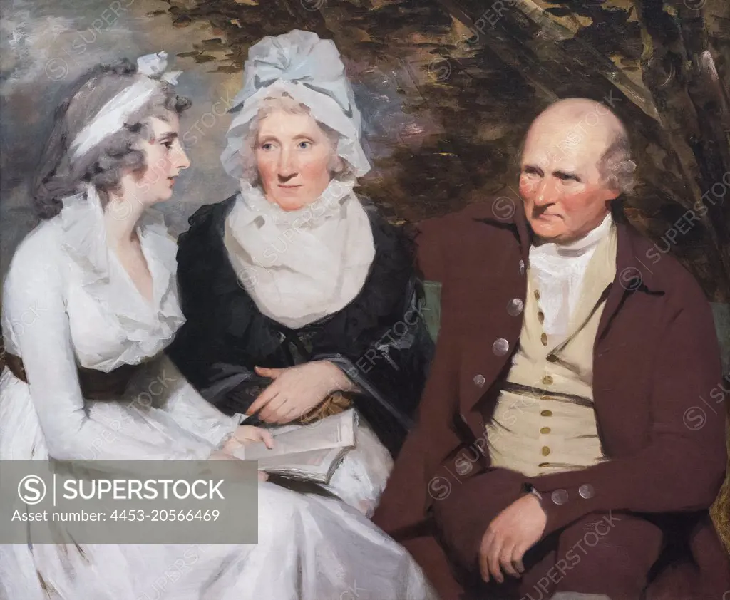 John Johnstone; Betty Johnstone; and Miss Wedderburn Oil on canvas; c. 1790/1795 Sir Henry Raeburn; Scottish; 1756 - 1823