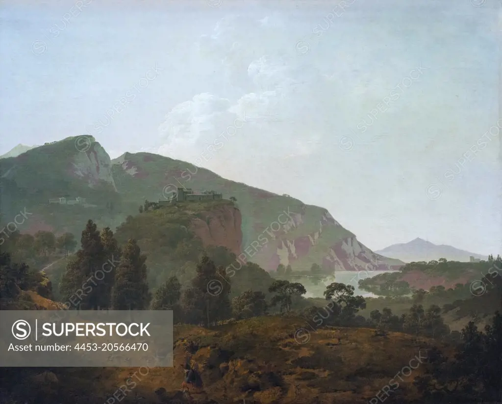 Italian Landscape Oil on canvas; 1790 Joseph Wright; British; 1734 - 1797