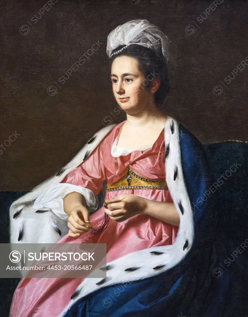 Abigail Babcock (Mrs. Adam Babcock) Oil on canvas; c. 1774 John Singleton Copley; American; 1738 - 1815