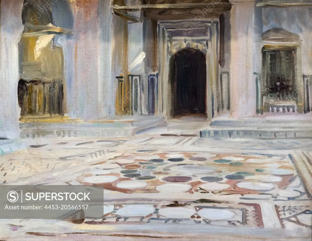 Pavement; Cairo Oil on canvas; 1891 John Singer Sargent; American; 1856 - 1925