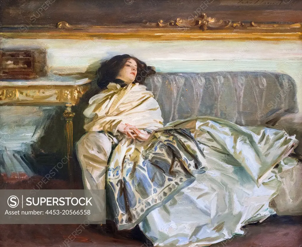 Repose Oil on canvas; 1911 John Singer Sargent; American; 1856 - 1925
