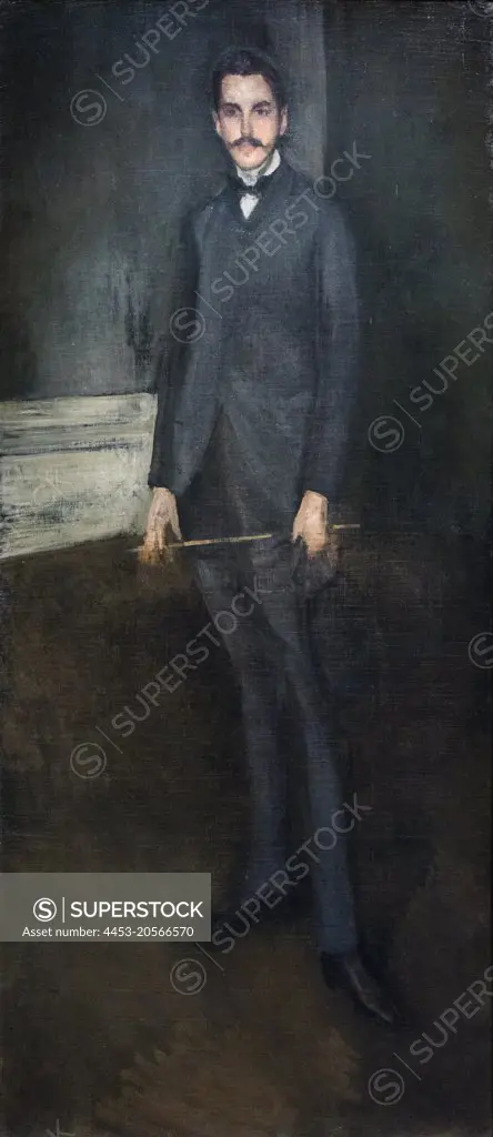 Portrait of George W. Vanderbilt Oil on canvas 1897 - 1903 James Abbott McNeill Whistler; American; 1834 - 1903