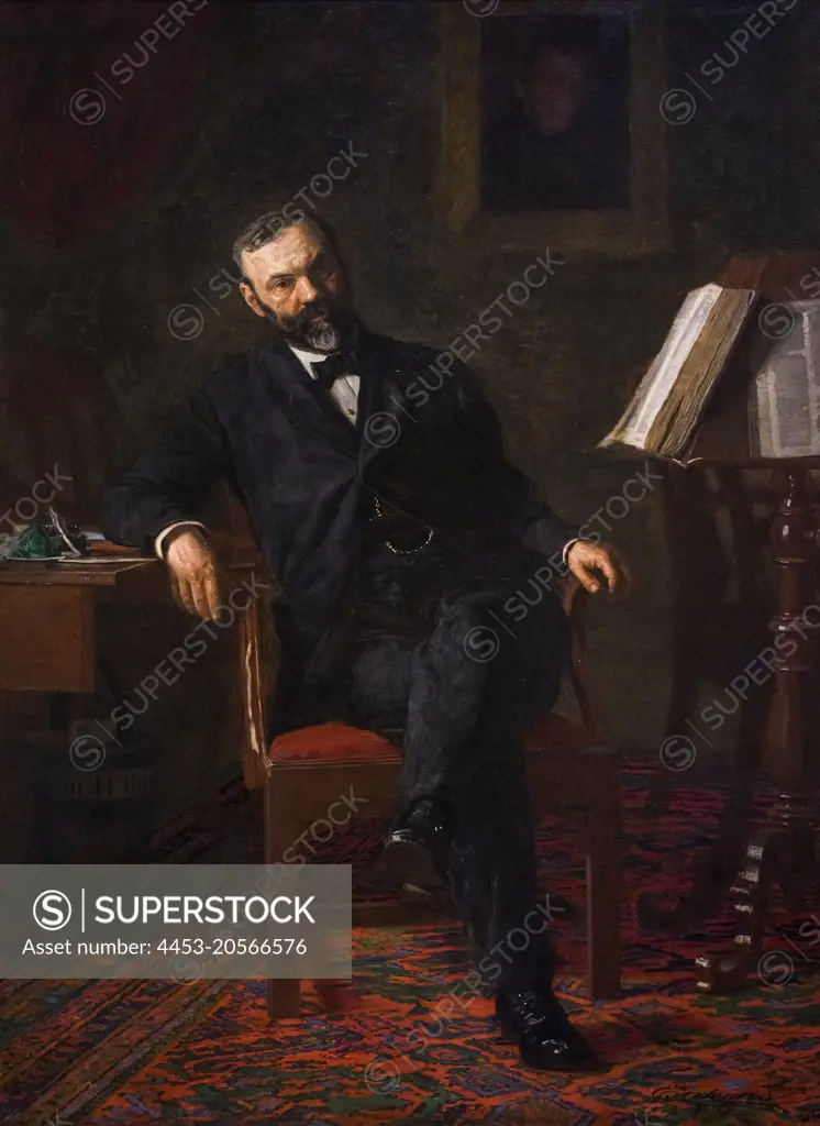 Dr. John H. Brinton Oil on canvas; 1876 Thomas Eakins; American; 1844 - 1916