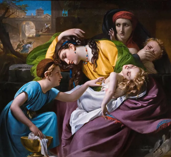 Francois-Joseph Navez; Belgian; 1787-1869; The Massacre of the Innocents; Oil on canvas.