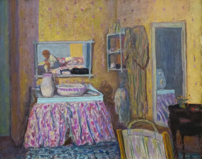Dressing Room by Pierre Bonnard (1867 - 1947); Oil on canvas; 1914