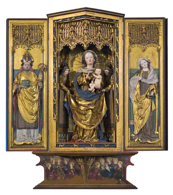The Zams Altarpiece: Virgin and Child; Saints. ( about 1485 )
