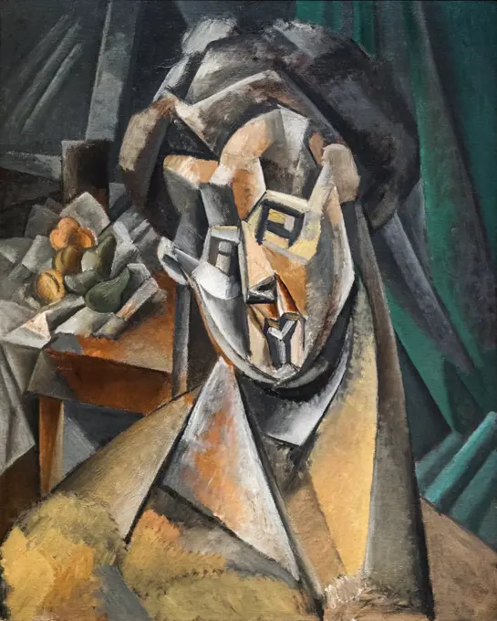 Woman with Pears 1909 Oil on canvas Pablo Picasso Spanish; 11881 - 19733