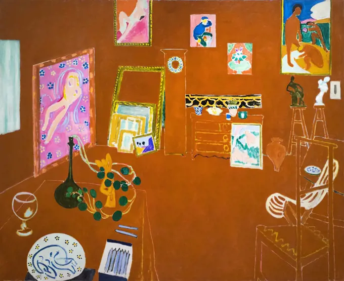 The Red Studio 1911 Oil on canvas Henri Matisse; French; 1869-1954