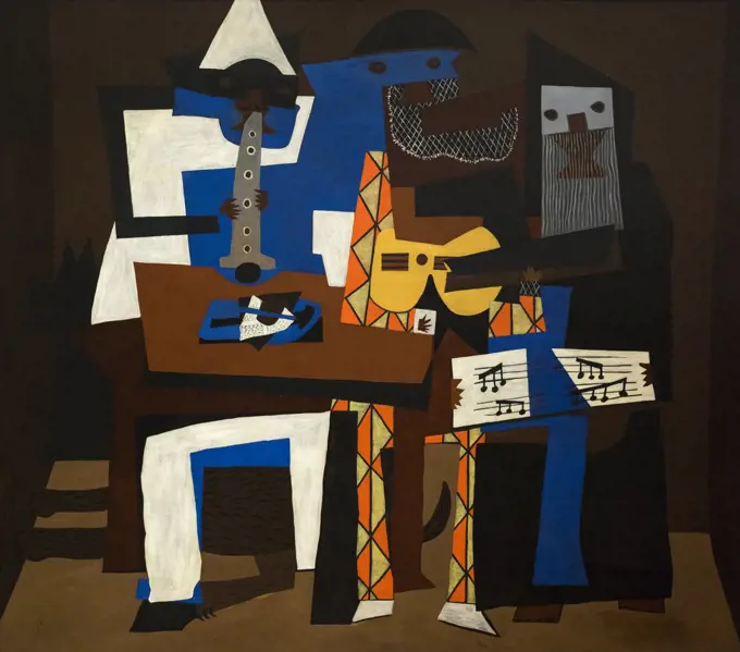 Three Musicians 1921 Oil on canvas Pablo Picasso Spanish; 11881 - 19733