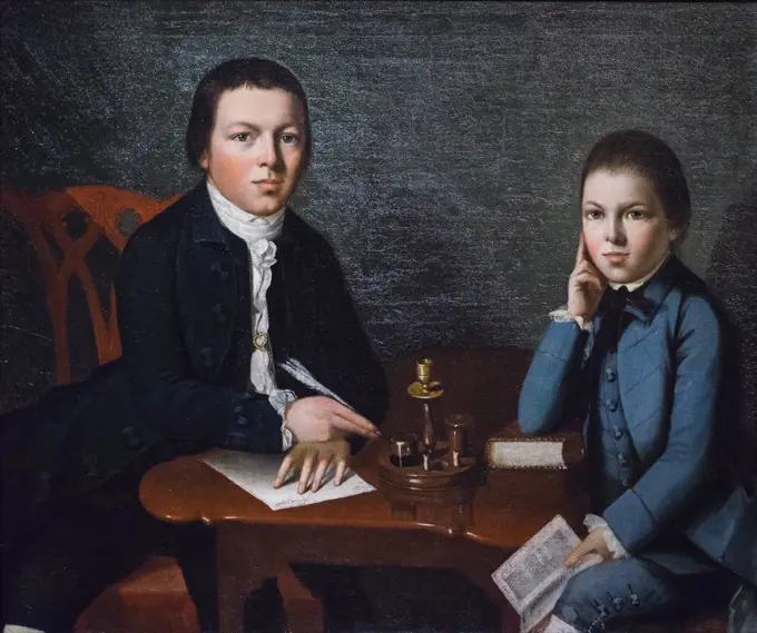 Francis Malbone and His Brother about 1773 Oil on canvas Gilbert Stuart American; 1755-1828